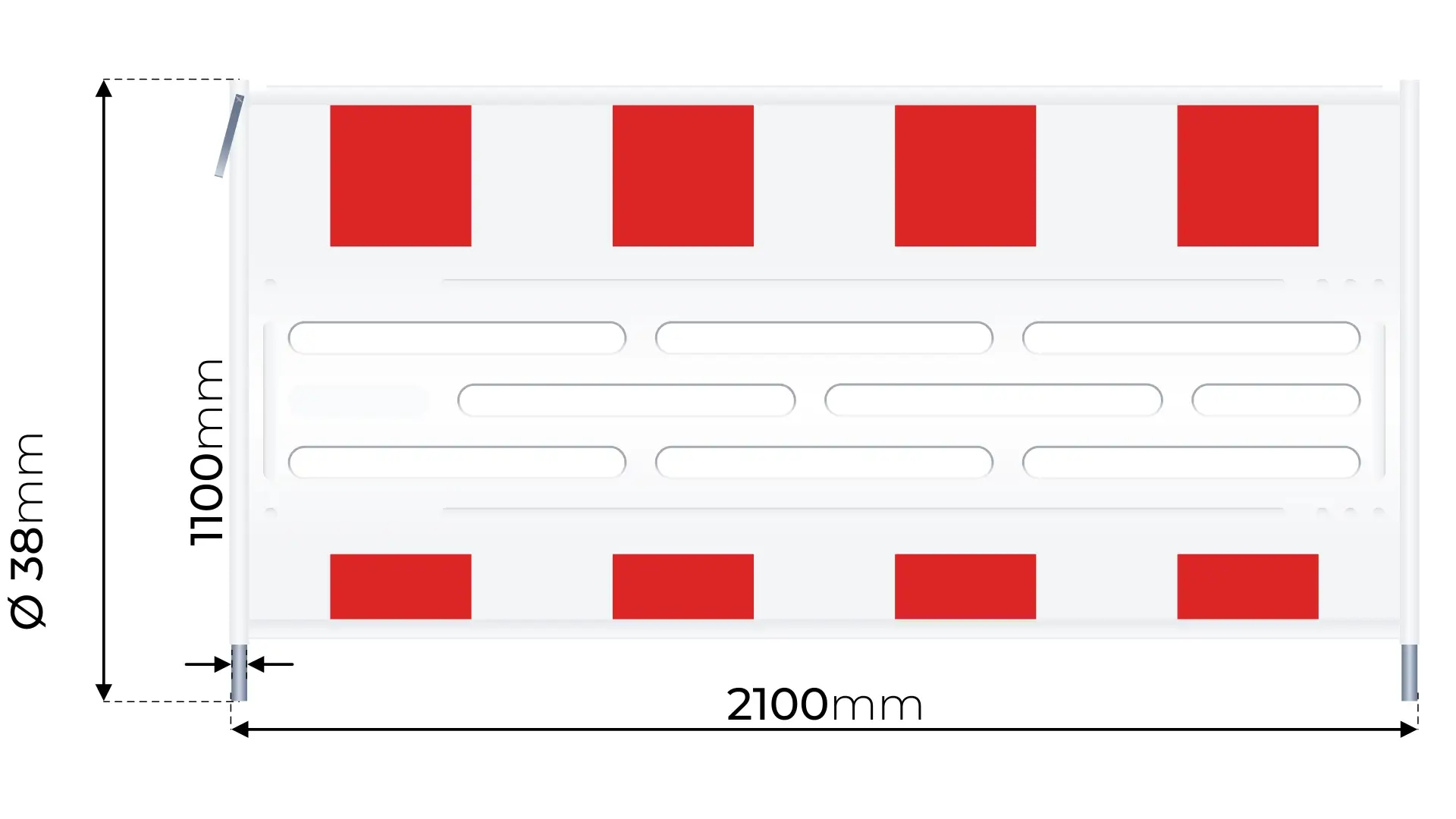 Barierka drogowa U-11a/b